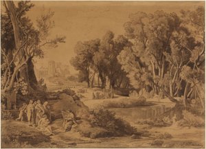 Wynalezienie sztuk w rodzie Kaina (Księga Rodzaju 4, 20-22) autorstwa Johann Wilhelm Schirmer