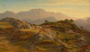 Krajobraz w Civitella autorstwa Johann Wilhelm Schirmer