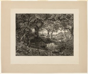 Wielki włoski krajobraz autorstwa Johann Wilhelm Schirmer