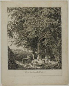 Pod cienistą lipą autorstwa Johann Wilhelm Schirmer