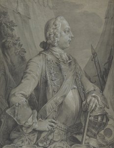 Portret cesarza Józefa II jako dowódcy wojskowego, początek do połowy XVIII wieku.