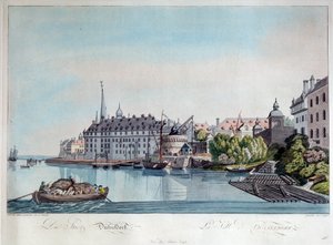Widok Düsseldorfu przed francuskim bombardowaniem 6 października 1794 1798.