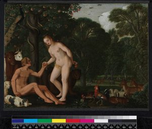 Adam i Ewa w raju, 1629