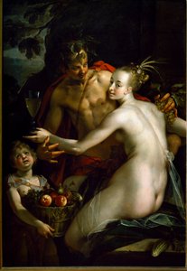 Bachus, Ceres i Amour (Malarstwo