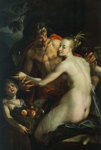 Bachus, Wenus i Kupidyn – Hans von Aachen (1552-1615)