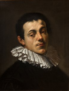 Portret malarza Josepha Heintza, 1584-85 autorstwa Johann or Hans von Aachen