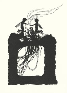 Sylwetka Johanny Beckmann (litografia) autorstwa Johanna Beckmann