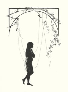 Sylwetka Johanny Beckmann (litografia) autorstwa Johanna Beckmann