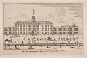 Zamek Christiansborg autorstwa Johanna Fosie
