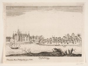 Zamek Nykøbing, Falster autorstwa Johanna Maria Pontoppidan