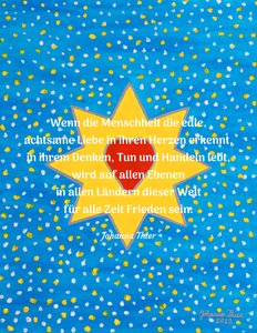 Przynosząca światło gwiazda szlachetnej, uważnej miłości