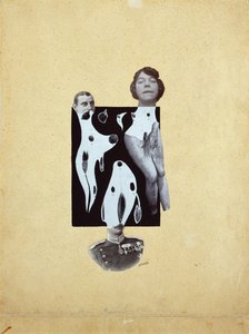 Wenus na Grze Królów - Johannes Theodor Baargeld (Zentrodada) (1892-1927). Kolaż autorstwa Johannes Baargeld