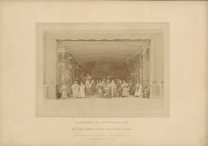 Pasja z Ober-Ammergau - Synowie Jakuba sprzedają brata Józefa autorstwa Johannes Bernhard