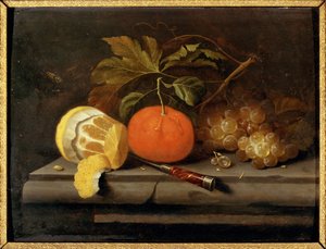 Martwa natura: Owoce na kamiennym stole
Kolekcja prywatna
Lokalizacja: Kolekcja prywatna (obraz na płótnie) autorstwa Johannes Borman