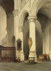 Wnętrze kościoła autorstwa Johannes Bosboom