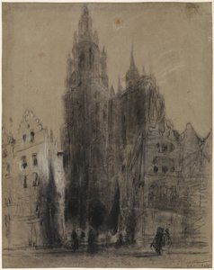 Katedra Matki Bożej w Antwerpii autorstwa Johannes Bosboom