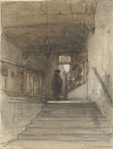 Klatka schodowa autorstwa Johannes Bosboom