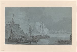 Ostatni strzał z Dordrechtu do Francuzów w Papendrecht, 1813