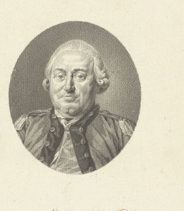 Portret inżyniera Cornelis Rozsądność autorstwa Johannes Cornelis Mertens