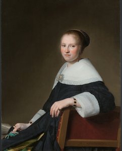 Portret Marii van Strijp Maria van Strijp (1627-1707), żona Eduarda Wallis