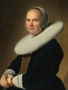 Portret damy, sygnowany w prawym środkowym rogu: J. Verspronck...