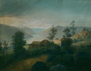 Z Gudbrandsdalen (olej na płótnie)