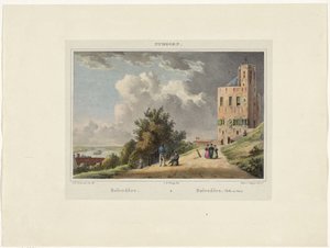Widok na Belvédère w Nijmegen Belvedere lll Belvedere (Belle vue d