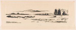 Riviermonding N. N. Gwinea (oryginalny tytuł na obiekcie) autorstwa Johannes Frederik Engelbert ten Klooster (signed by artist)