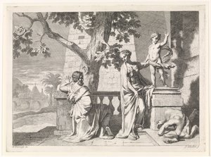 Chrystus łamie posąg Przedstawienia biblijne, mitologiczne i alegoryczne (tytuł serii)