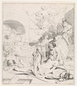 Błaganie św. Rocha Przedstawienia biblijne, mitologiczne i alegoryczne (tytuł serii)