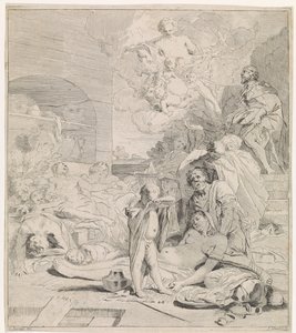 Błaganie św. Rocha Przedstawienia biblijne, mitologiczne i alegoryczne (tytuł serii)