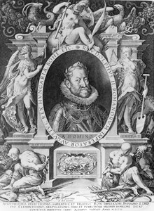 Portret Rudolfa II (1576-1612) autorstwa Johannes Hausser von Ach