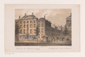 Siedziba Handel-Maatschappij w Amsterdamie Budynek Firmy Handlowej (tytuł na obiekcie) autorstwa Johannes Hilverdink