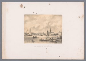 Voorzaan w Zaandamie De Voorzaan w Zaandam (tytuł na obiekcie)