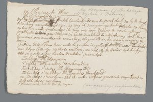 List ks. Hooymana do Jana Brandesa autorstwa Johannes Hooyman