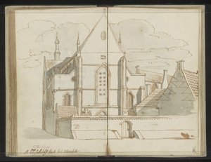 Catharijnekerk w Utrechcie autorstwa Johannes Huibert Prins
