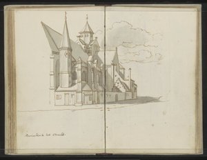 Kościół Mariacki w Utrechcie autorstwa Johannes Huibert Prins