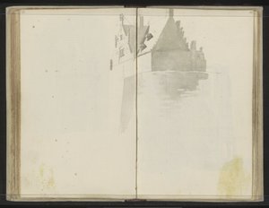 Waterslootse Poort w Delft autorstwa Johannes Huibert Prins