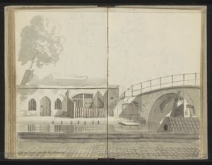 Weesbrug nad Oudegracht w Utrechcie autorstwa Johannes Huibert Prins