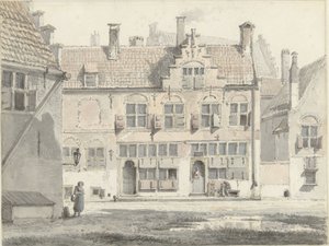 Domy w Amersfoort autorstwa Johannes Jelgerhuis