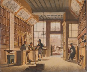 Sklep księgarza Pietera Meijera Warnarsa na Vijgendam w Amsterdamie Księgarnia Pietera Meijera Warnarsa (1792-1869) na Vijgendam, Amsterdam