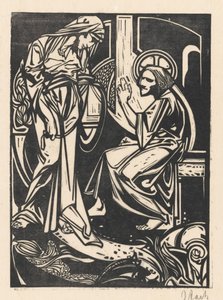 Chrystus i Samarytanka autorstwa Johannes Josephus Aarts (signed by artist)