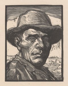 Portret nieznanego mężczyzny autorstwa Johannes Josephus Aarts (signed by artist)