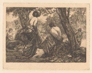 Kąpiące się kobiety autorstwa Johannes Josephus Aarts
