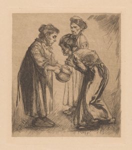 Trzy kobiety z doniczką autorstwa Johannes Josephus Aarts