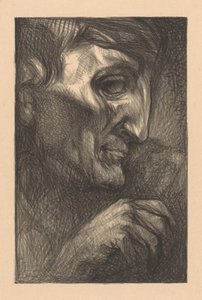 Głowa i ręka mężczyzny autorstwa Johannes Josephus Aarts