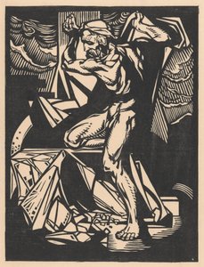 Samson niszczy filary świątyni autorstwa Johannes Josephus Aarts