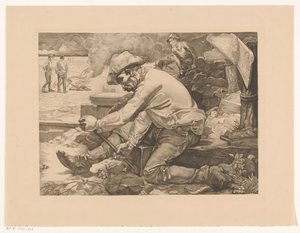 Wścibski robotnik autorstwa Johannes Josephus Aarts