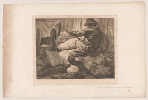 Wścibski robotnik autorstwa Johannes Josephus Aarts
