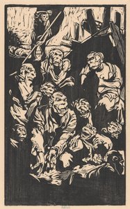 Siedzące istoty fantasy autorstwa Johannes Josephus Aarts